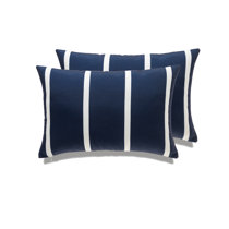 Navy stripe best sale outdoor pillows